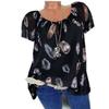BITCED Women's Fashion Casual Short Sleeve V Neck Blouses & Shirts
