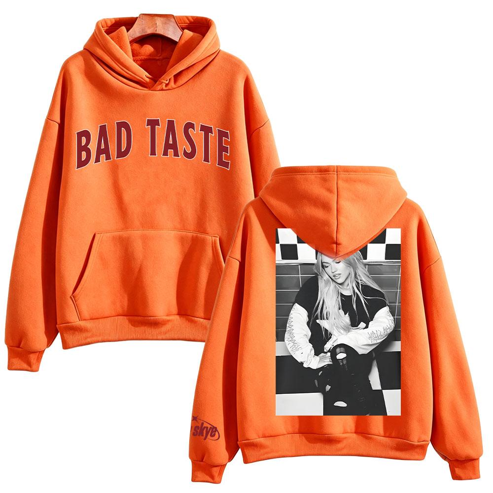Freya Skye Bad Taste Photo Hoodie Unisex Vintage Graphic Print Long Sleeve Clothes Casual Streetwear Fan Gift Tops Sweatshirts