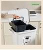 2026 Large-Capacity Kitchen Trash Can with Lid, Double Layer for Dry & Wet Waste Separation