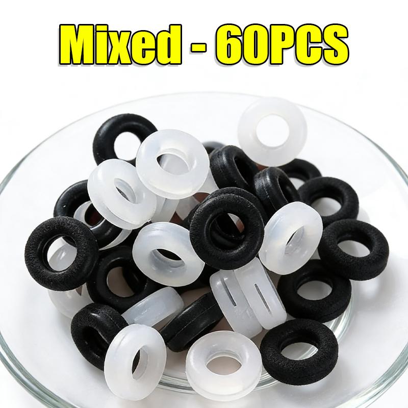 Silicone Anti Slip Ear Hooks for Eyeglasses Round Design Nose Pad Cushions Comfort Upgrade