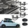 4 Stück Metall Auto U-Bügel Klemmen Universell Dachbox Auto Van Montage Befestigungsset Van U-Bügel Klemmen Gepäckzubehör.