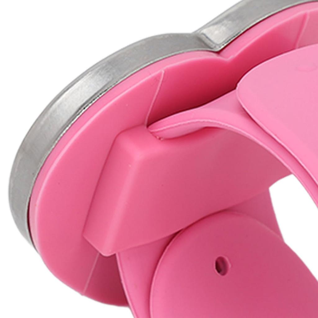 Magnetic Palette Bracelet Heart Shape Silicone Ring Slap Bracelet for Beauty Salon Pink