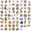 70 Sheets of Spider Elder Cat Emoji Cartoon Stickers - Waterproof, DIY Decoration for Mobile and Tablet