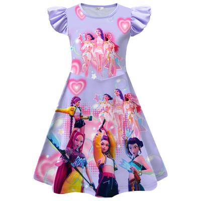 Casual Άνετα Κοριτσίστικα Μοδάτα Με Σχέδια Ευέλικτα Φορέματα Κορίτσια