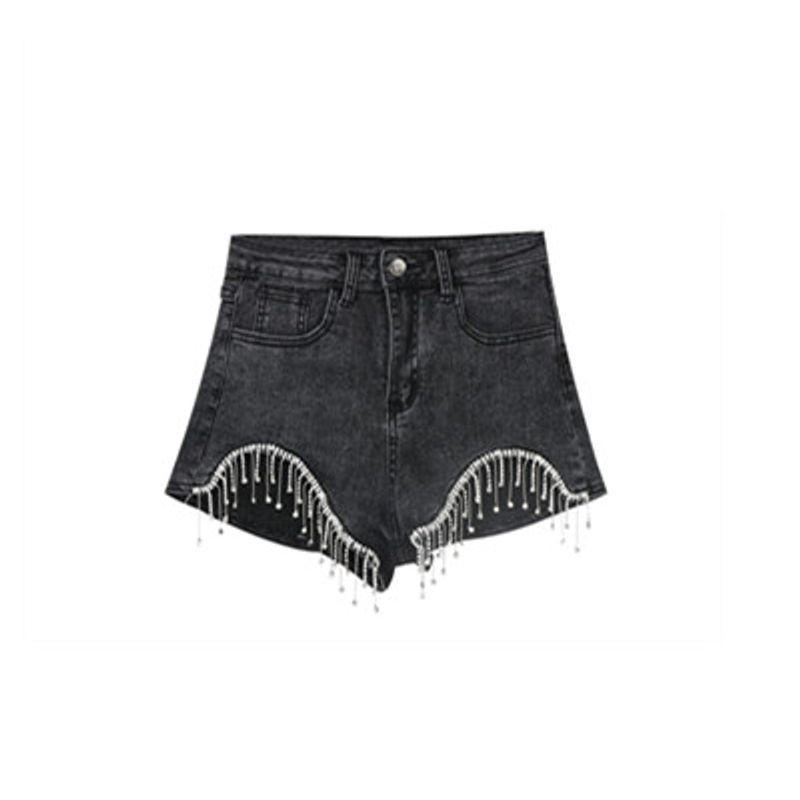 

Amazon Tassel Denim Slim Looking Oversize Women s Clothing Black 5X(Suggested 87.50 kg-100.00 kg)