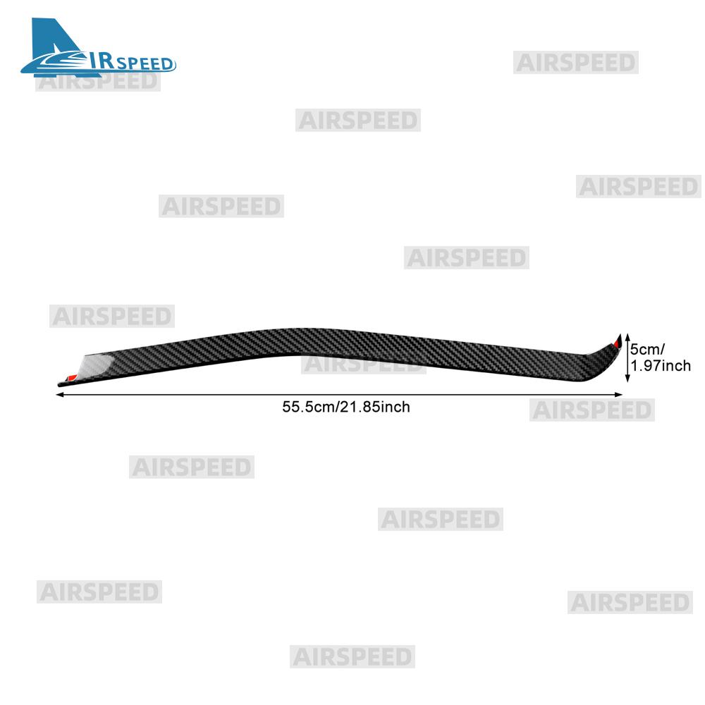 Passenger Side Dashboard Trim Sticker For Chevrolet Corvette C8 2026 2027 Real Dry Hard Carbon Fiber LHD Car Accessories
