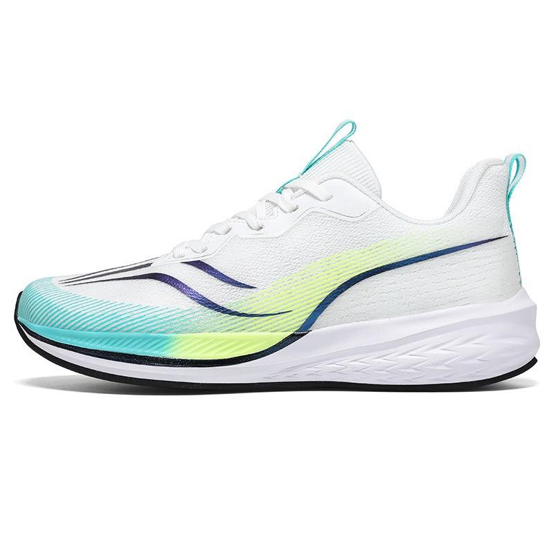 Running shoes Flying woven mesh breathable bottom sports shoes Men and women Children Young and young students Lightweight casual shoes