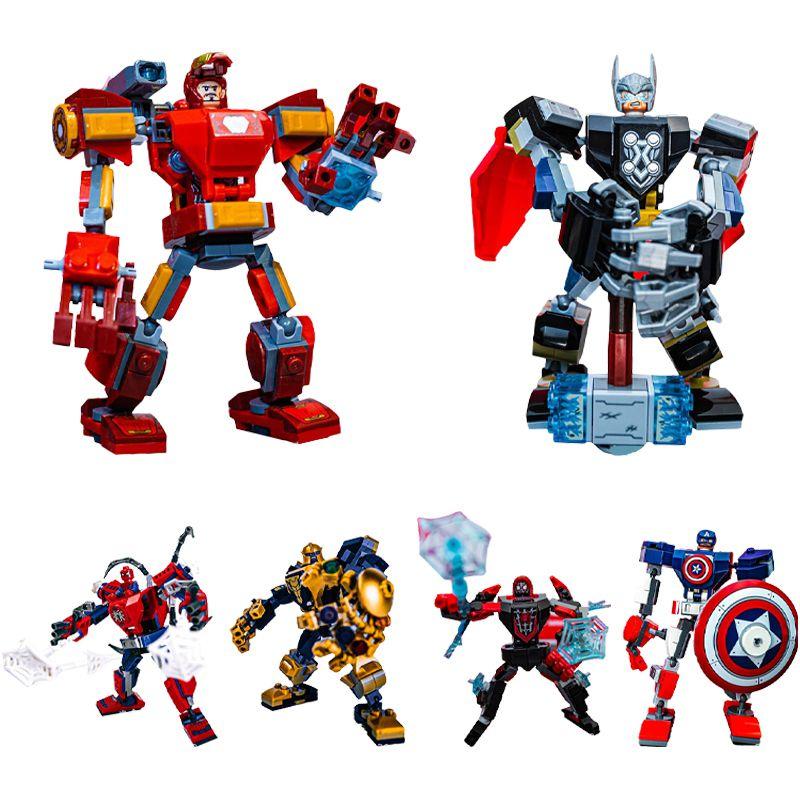 Avengers Building Block Figures Create Your Own Heroes With This Diy Set