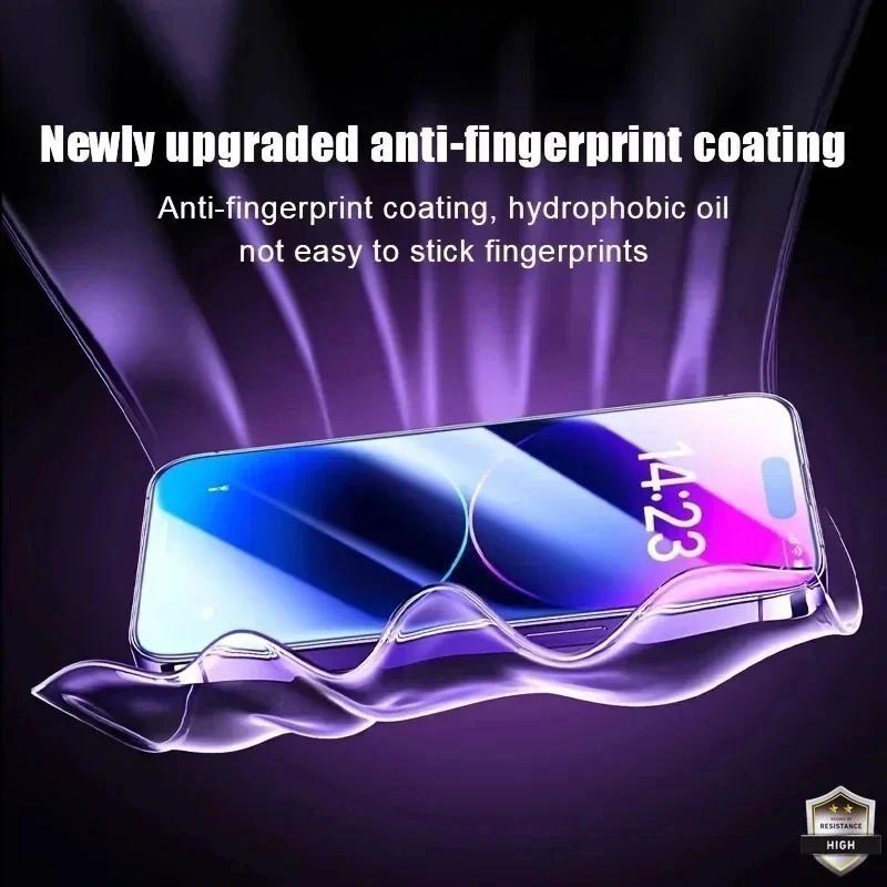 5Pcs Tempered Glass For iPhone127 16  15 11 12 13 14 Pro Max Mini Full Cover Screen Protector For iPhone 16E 15 14 Plus XR X XS MAX