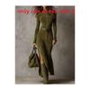 Elegant Sweater Dress With Zipper Collar For Casual Autumn Wear
