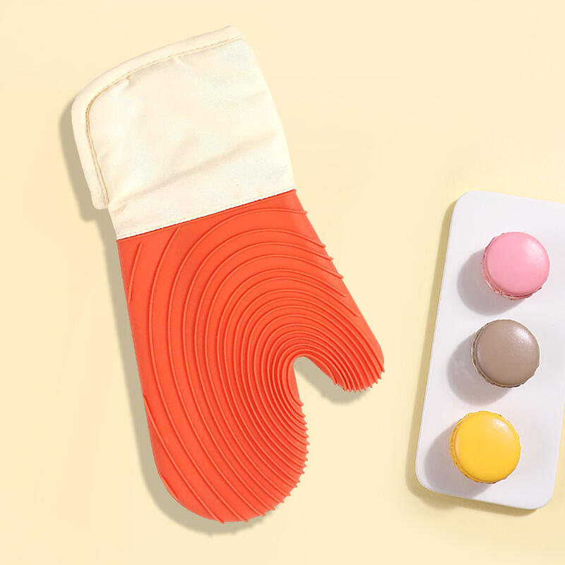 1 Minimal Color Silicone Oven Glove (choose one color) pink