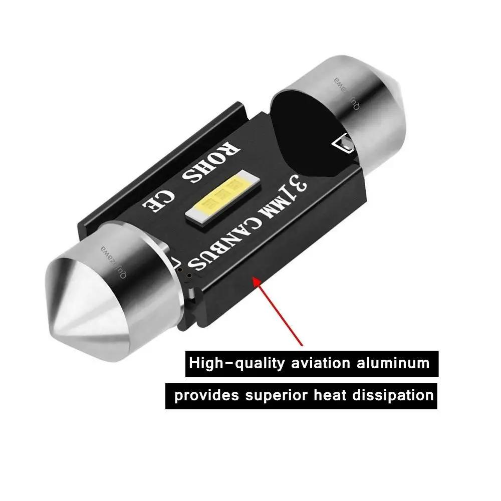 2pcs C5W LED CSP 1860 Signal Lamp Canbus Bulb 41mm 39mm 36mm 31mm Festoon Light C10W LED Auto Interior Reading Dome Light