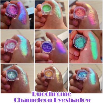 Multicolor Chameleon Eyeshadow Powder Pigments Eye Shadow Highlighter Shining Eye Makeup Cosmetics XYZ