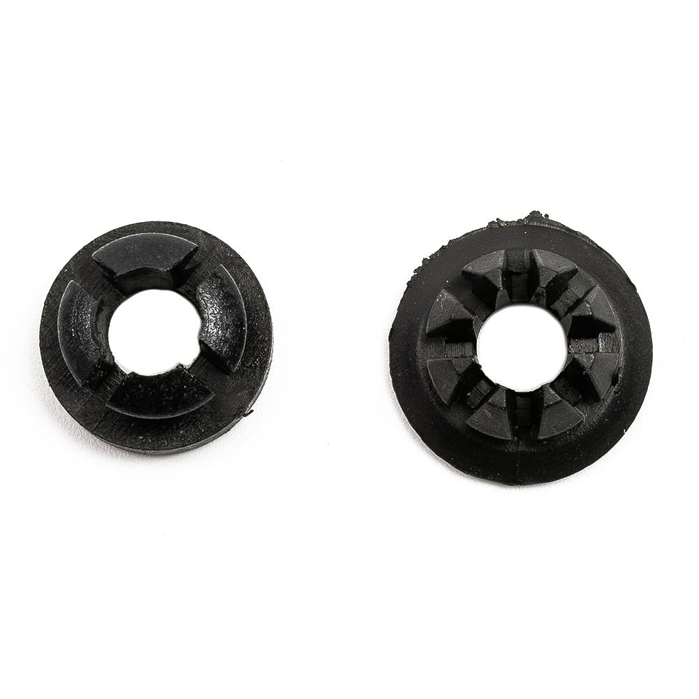 Set 3 accesorii cu clipsuri, negru + alb, pentru suportul de capotă