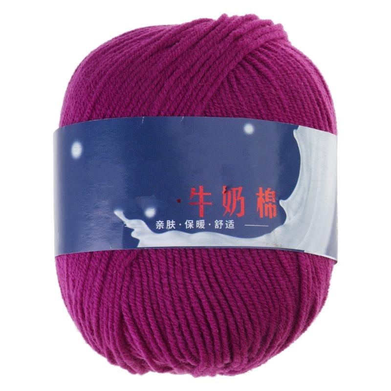 DIY Knitting Yarn Cotton Yarn Cream Hand Washable Knitted Yarn Easy To Store
