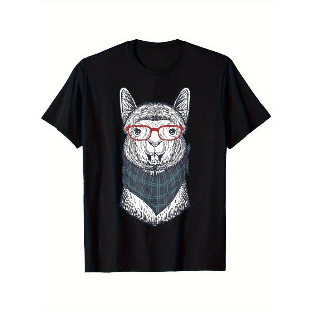 Rama with glasses and pet scarf Rama lover design T-shirt S