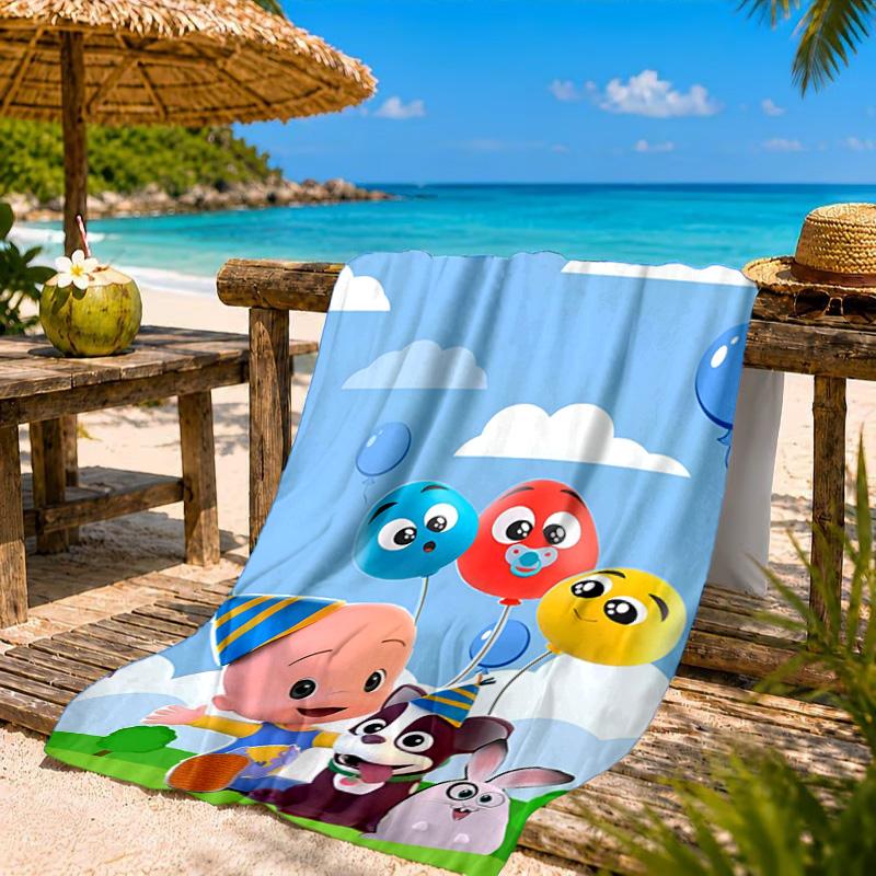 Asciugamano da Spiaggia Cleo e Cuquin, Asciugatura Rapida, Facile da Curare, Adatto sia per il Fitness che per le Vacanze al Mare, Essenziale per lo Sport