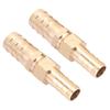 Brass Fitting Hose Barb Tail Reducer Reducing Plug Connector(10mm 12mm 2pcs )