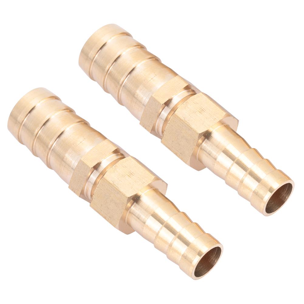 Brass Fitting Hose Barb Tail Reducer Reducing Plug Connector(10mm 12mm 2pcs )