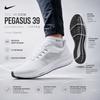 Nike Air Zoom Pegasus 39 Men's Running Shoes White Grey Fog Lightweight Cushion Breathable Sneakers DH4071-100
