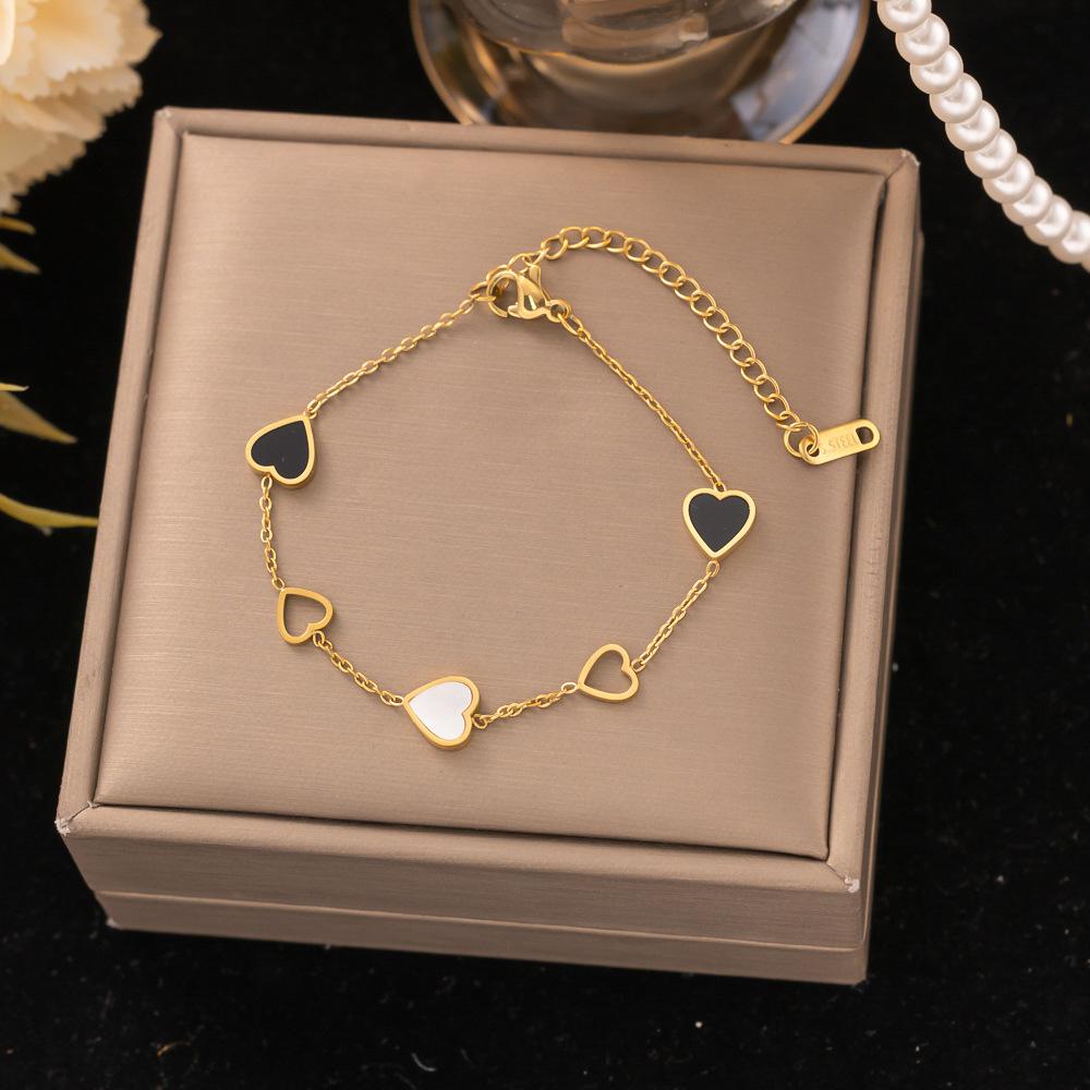 Fashion Titanium Steel Bracelet Never Fade Elegant Durable Jewelry for Women Men Unisex