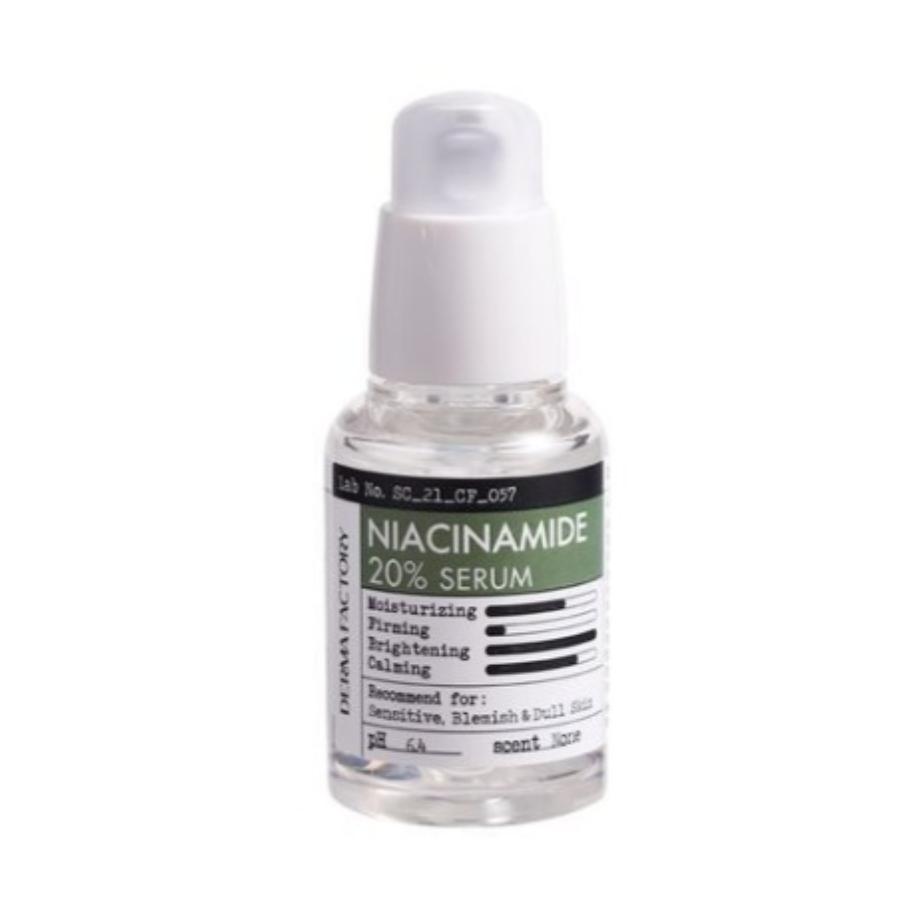 DERMA FACTORY Niacinamide 20% Serum 30ml