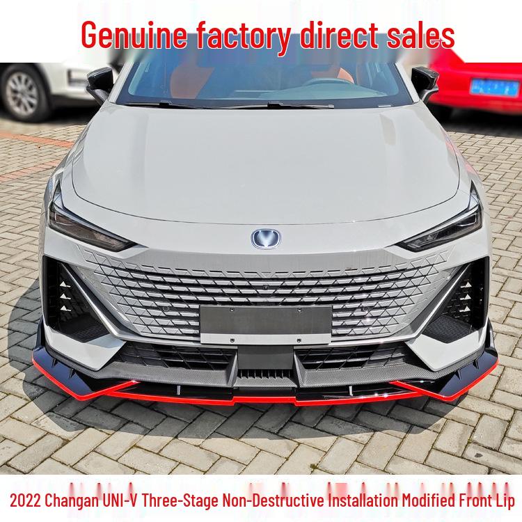 2022 Changan UNI-V Front Lip & Rear Spoiler Kit: Non-Destructive Install with Bumper Protector