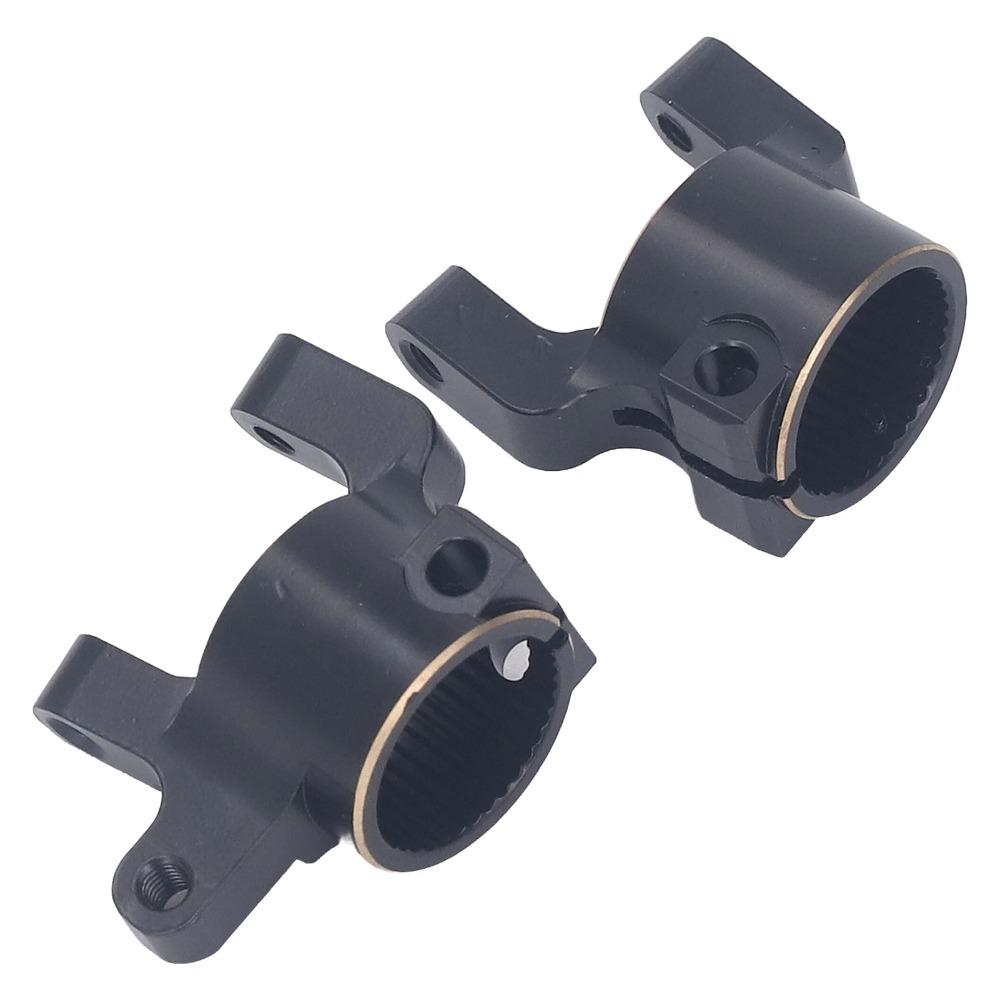 2Pcs/Set Solid Brass C Hub Carriers for Axial SCX10 II AR44 1/10 RC Crawler Off-Road Use