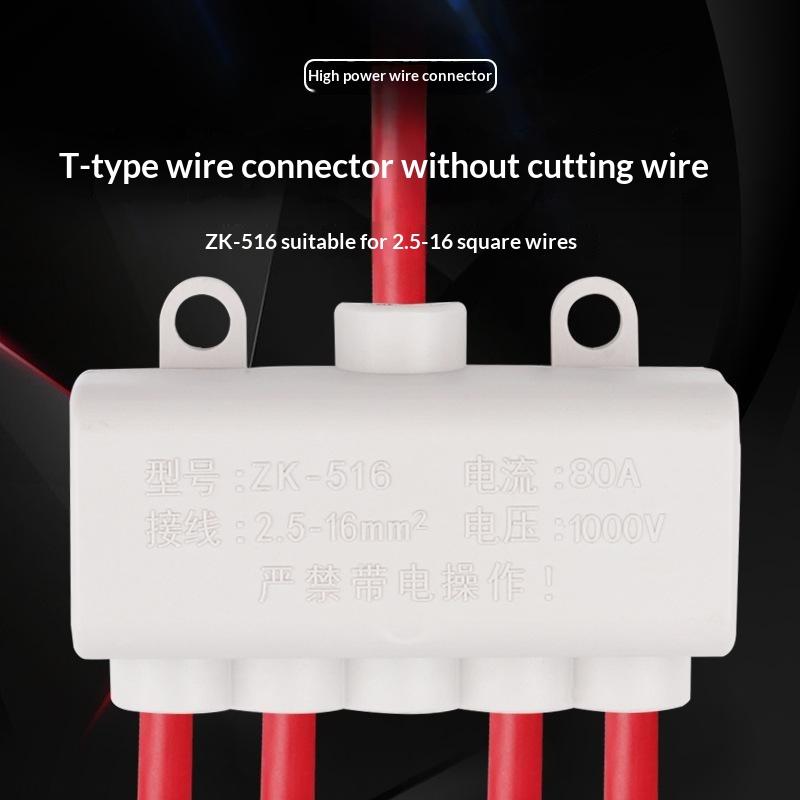 High Power Wire Connector Junction Box Quick Splice Electrical Cable Terminal Block For Home Wiring