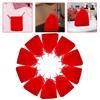 150Pcs Jewelry Pouch Drawstring Bags for Storage Red Flannel Small Bags