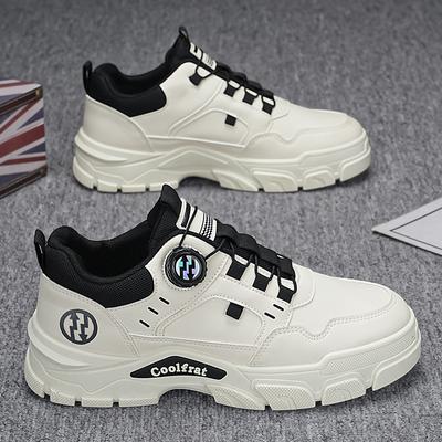 Autumn Men's Shoes 2024 New Breathable Cargo Shoes Men's Trend Versatile Martin Boots Men's Platform Sneakers