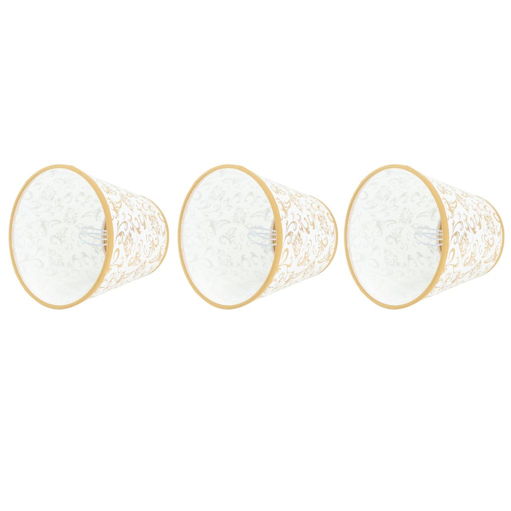 Cloth Lampshade Clip On Installation Modern Fabric Lamp Shades for E14 Bulb Chandelier Table Lamp 3pcs