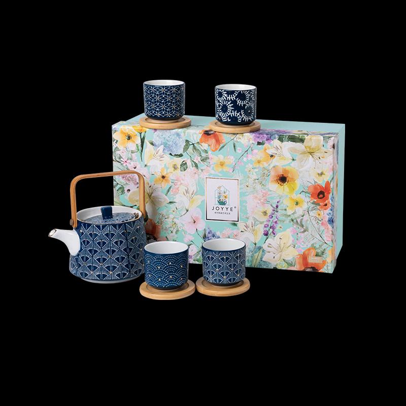 JOYYE 9-Piece Ceramic Tea Set