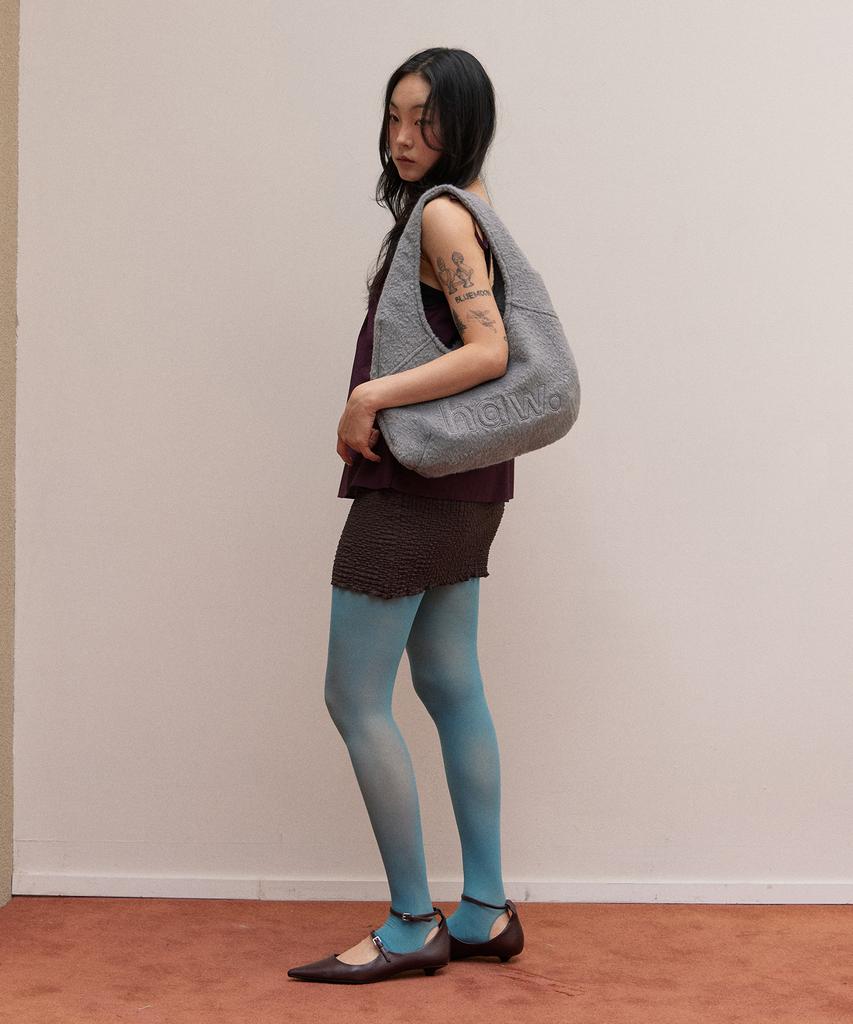Haveawhale Mini Wool Pebble Bag (Gr)
