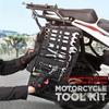 For MC-0130 MOTOCENTRIC Motorcycle Tool Bag - Durable Nylon, Adjustable Strap, Multi-Compartment Storage for Tools and Accessories