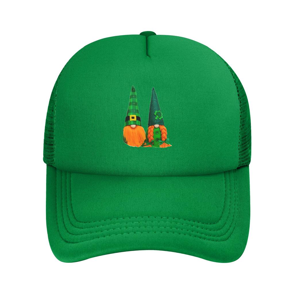 happy saint st patricks day  Foam Trucker Hats Unisex Summer Breathable Mesh Golf Cap Hat Fashion Sun Cap Adjustbale