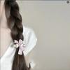 2pcs Elegant Bow Cute Pink Pearl Lace Bow Hair Clip Side Clip Sweet Hair Accessory Personality Niche Versatile Clip for Girls