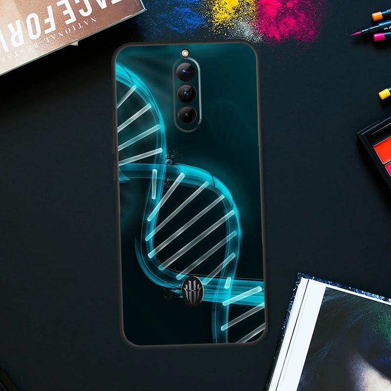Science DNA Biology Case For ZTE Nubia Red Magic 9 8 8S Pro Plus RedMagic 6S 7S Pro 6 7 Pro 5S 6R 5G Back Cover