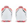 Puma Ultra Play Round Toe Lace-Up AG FG Soccer Shoes Men Soccer Shoes White Black Red 107527-01