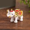 Elegant Thai Styles Metal Elephant Jewelry Box With Full Diamonds Decoration For Rings And Necklaces