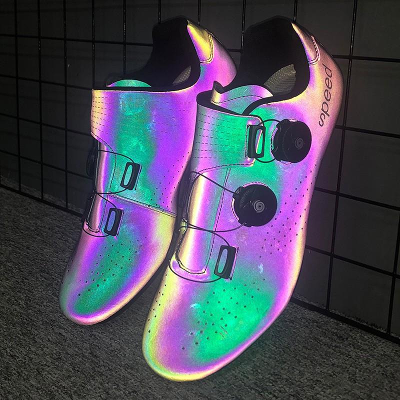 Scarpe da Ciclismo Uomo Donna Con Compatibilità Tacchette Strada MTB Bici Traspiranti Suola Rigida Calzature Performance
