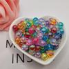 High-Gloss Transparent AB Color Round Beads for DIY Headdress Accessories