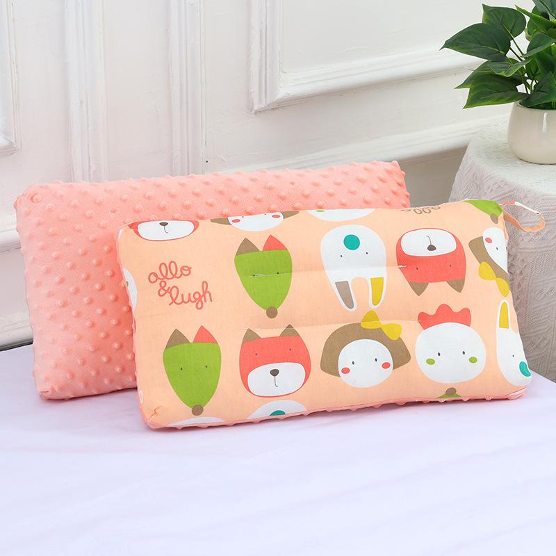 

Діти Немовлята Baby Cartoon Pure Cotton Doudou Velvet Sleep Pillow Kindergarten Washable Cervical Vertebra Protect Kids Pillow