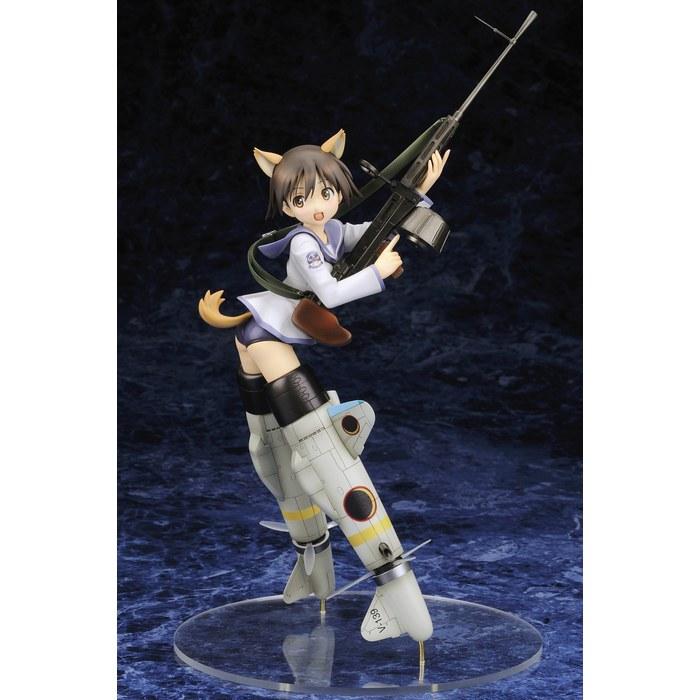 Strike Witches Miyata Fuka (1/8 Scale PVC Painted Complete Figure) White and Blue 25.5cm