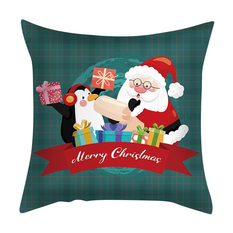 Santa Claus Pillowcase Nordic Cross-border Living Room Bedroom Cushion Pillow