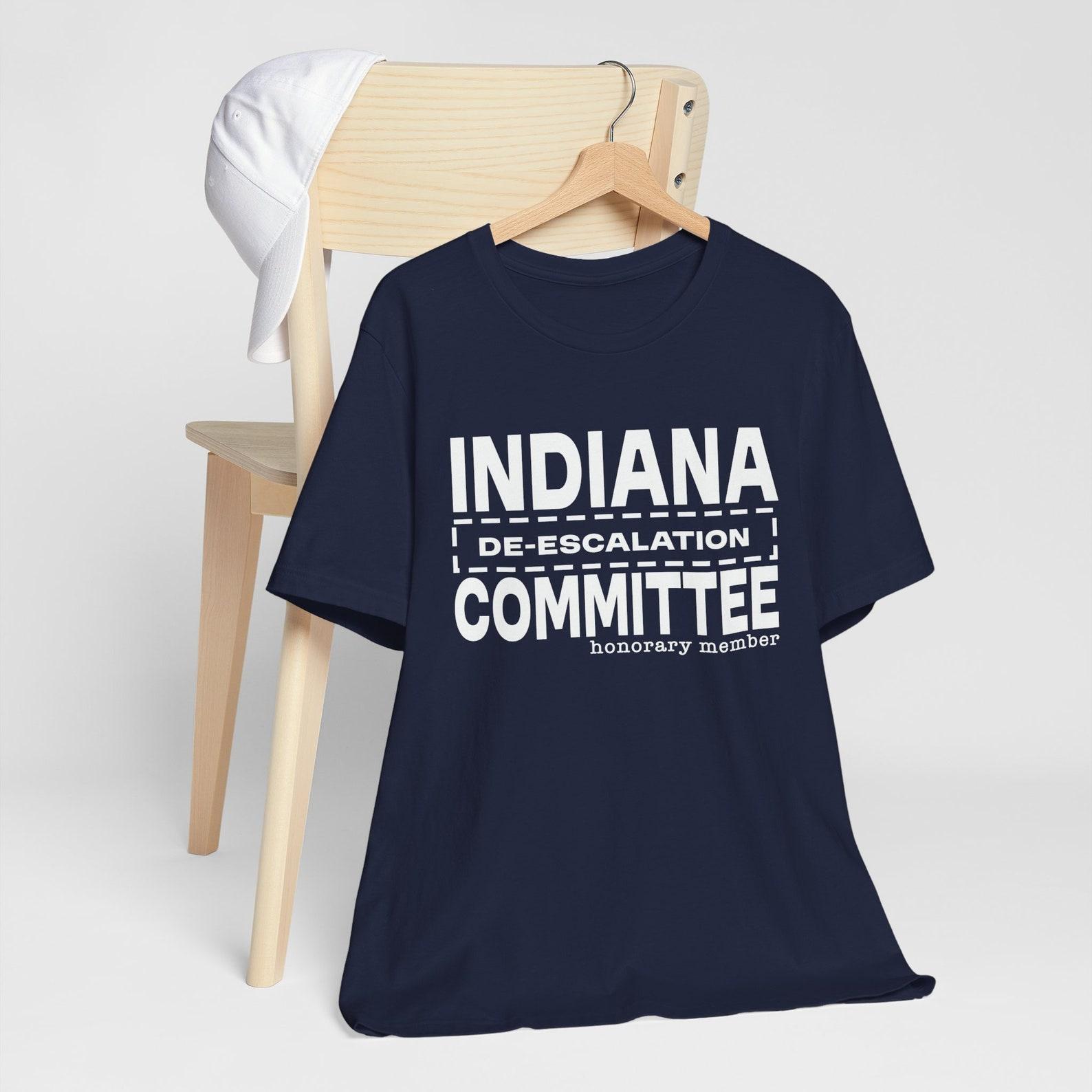 Indiana De-Escalation Committee Unisex Jersey Short Sleeve Tee M