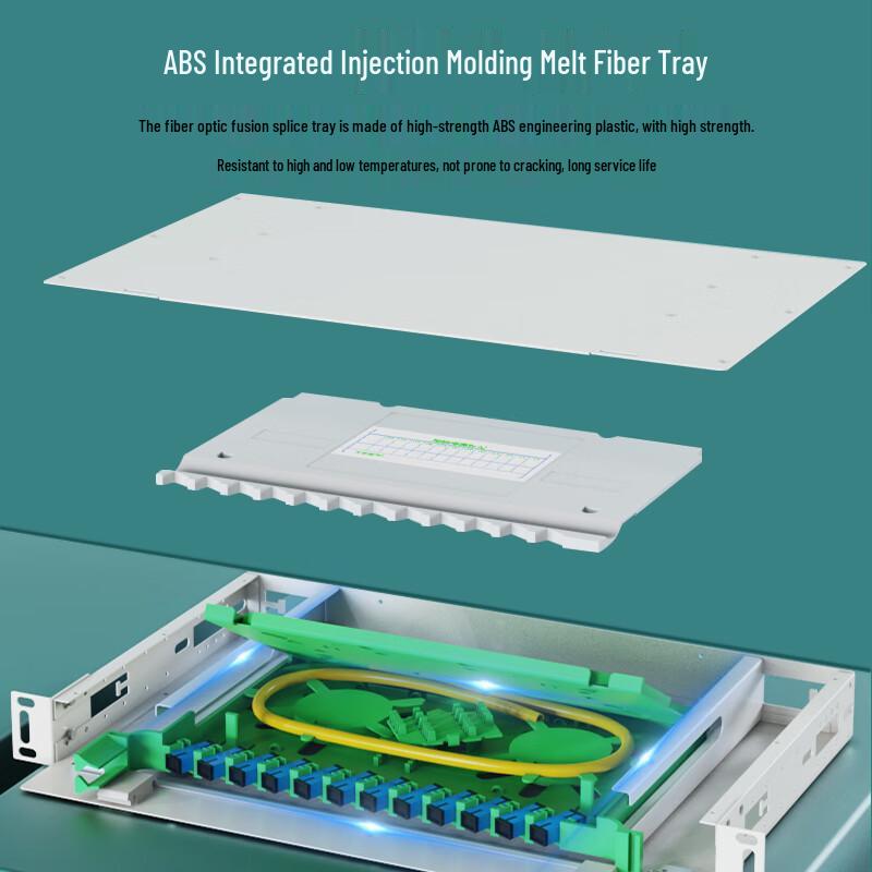 itcom Adicom 19-inch Rack-Mount ODF Fiber Optic Distribution Frame