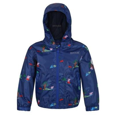 Childrens/Kids Muddy Puddle Peppa Pig Hooded Waterproof Jacket