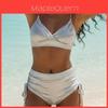 Classic Womens High Waist Bikini Set With Pushup Cups For Swimming And Water Sports