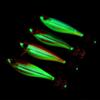 Luminous Copper Sinker Artificial Jigs Squid Hook Fishing Tackle Octopus Bait Wood Shrimp Lures